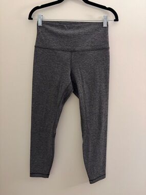 lululemon athletica Heather Gray High-Rise Leggings